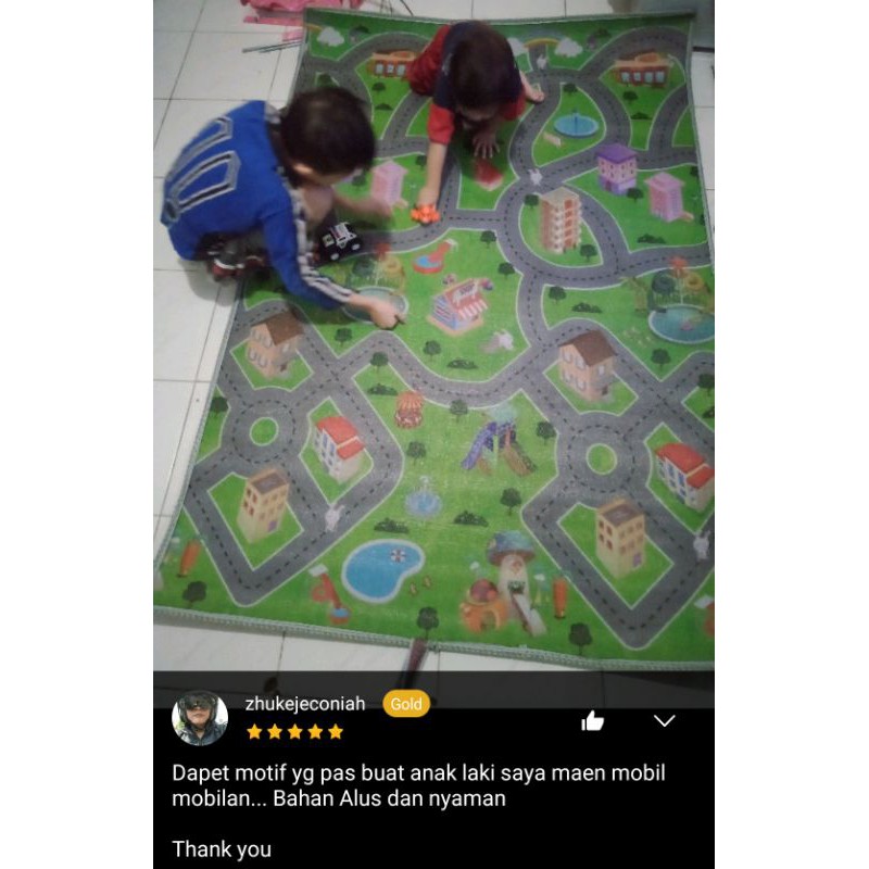 Tikar Karpet JUMBO PE FOAM | karpet bb | karpet bolak balik | karpet tebal | matras | karpet motif | motif bolak balik ukuran 240 200 180 160 140 120 100