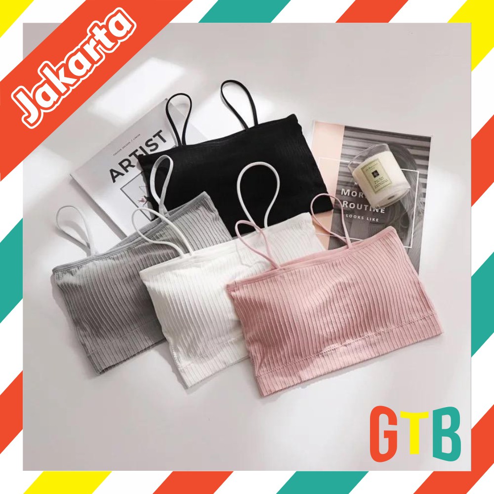 ❤️GTB❤️ B022 Sport Bra Wanita Tanpa Kawat Fitness Gym Senam Yoga Sexy Pakaian Dalam BH COD Batam