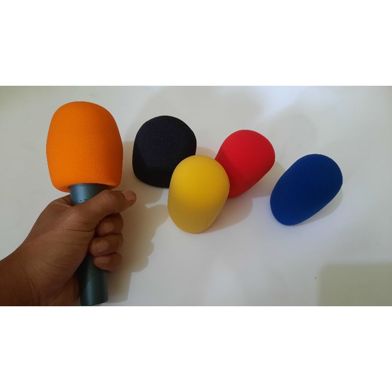 TERMURAH busa mic besar /busa mic condensor / cover mic busa /pelindung mikrofon /busa mikrofone