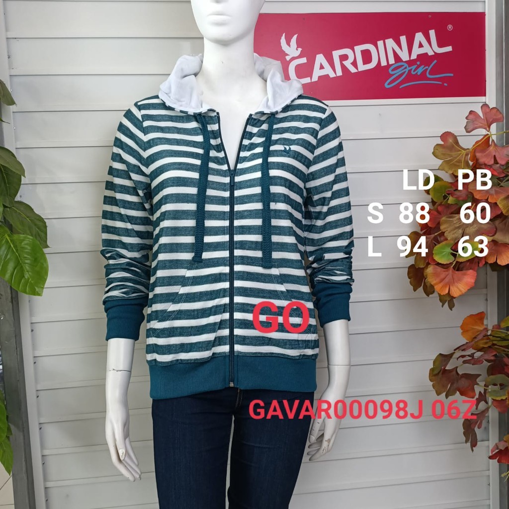 BB CARDINAL SWEATER GIRL Pakaian Wanita Outerwear Jaket Reguler Original Katun Polos