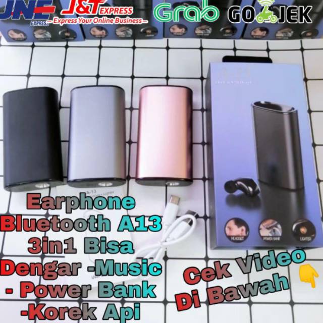 Earphone bluetooth A13 3in1