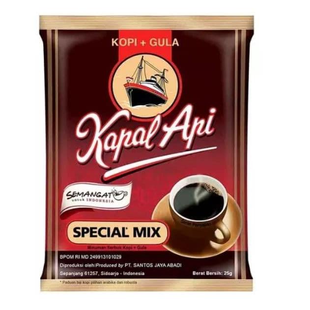 

Star Kapal Api Special Mix Sachet 25Gr Renceng Isi 10 Terlaris