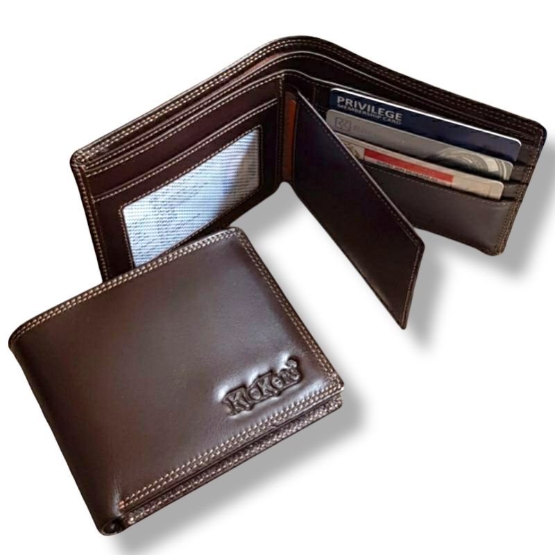 Dompet Pria Kulit Asli  Embos Kickers - Tanpa Kain Furing