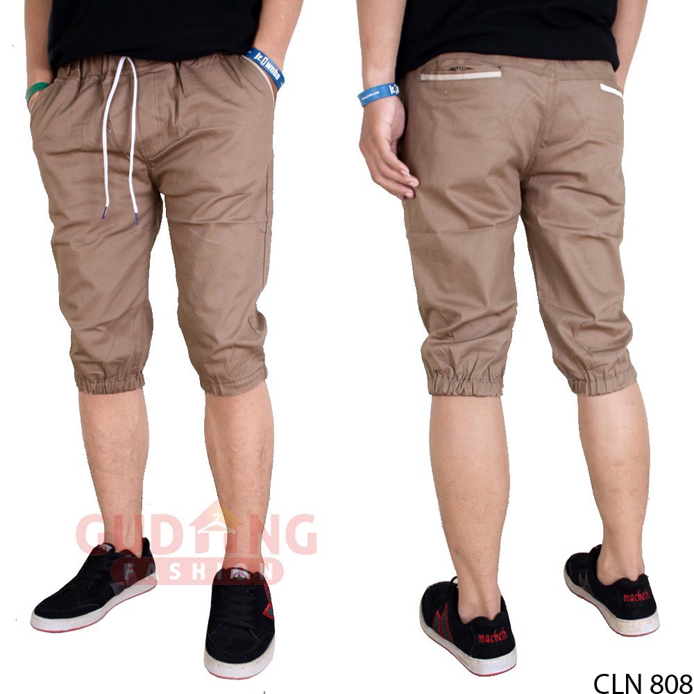 Celana Jogger Pendek Cowok Keren - CLN 808