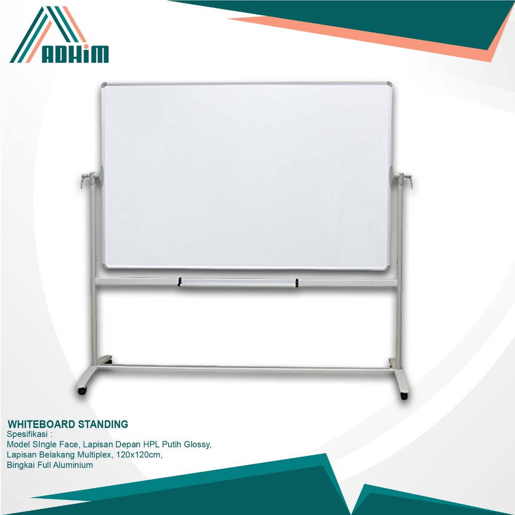 

WHITEBOARD STANDING 120 x 120 cm