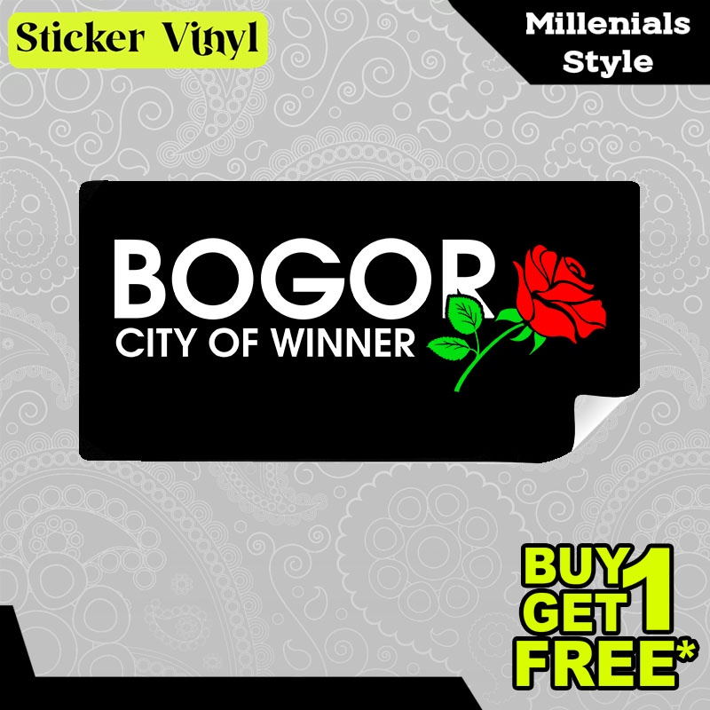 

Stiker Sticker Bogor City of Winner Tulisan Kalimat Keren dan Inspiratif Aesthetic Bahan Vinyl Satuan Anti Air