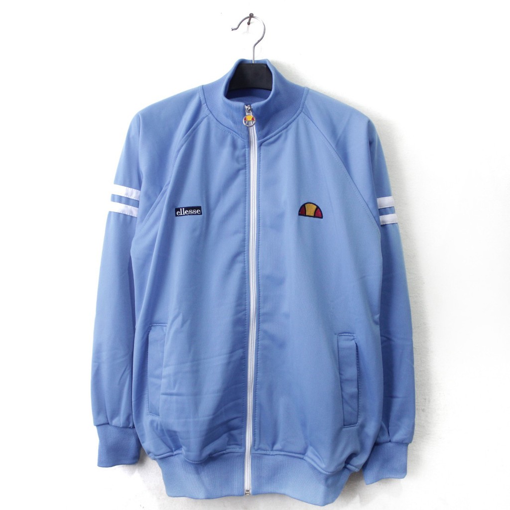 JAKET TRACKTOP CASUAL PREMIUM MURAH ELESE ROMA BLUE SKY LIMITED EDITION