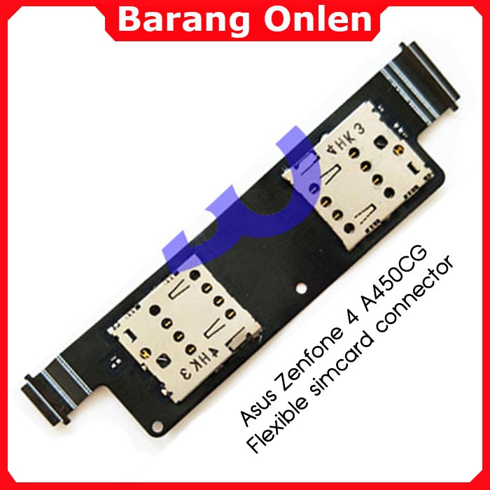 Asus Zenfone 4 flexible simcard slot kartu sim konektor