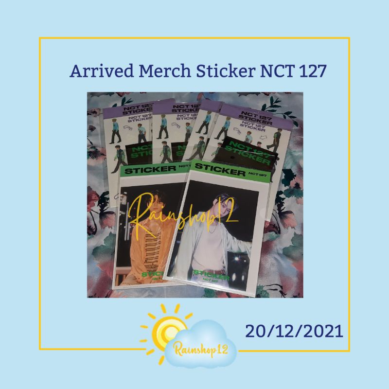 [READY STOCK] Postcard Hologram Sticker NCT 127 Taeyong Mark