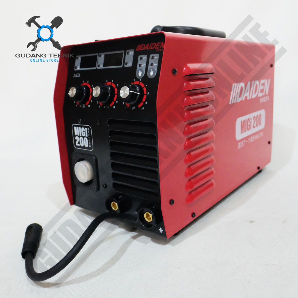 Mesin Las MIG DAIDEN MiGi 200 - Gasless Mesin Las Co 2 Daiden MiGi 200