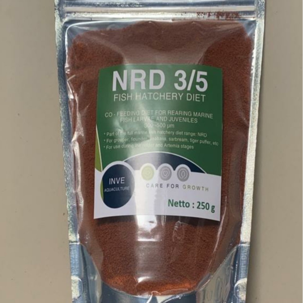 PELET NRD 3/5 300-500 MIKRON 250 g untuk Ikan GUPPY / Cupang / Tropis