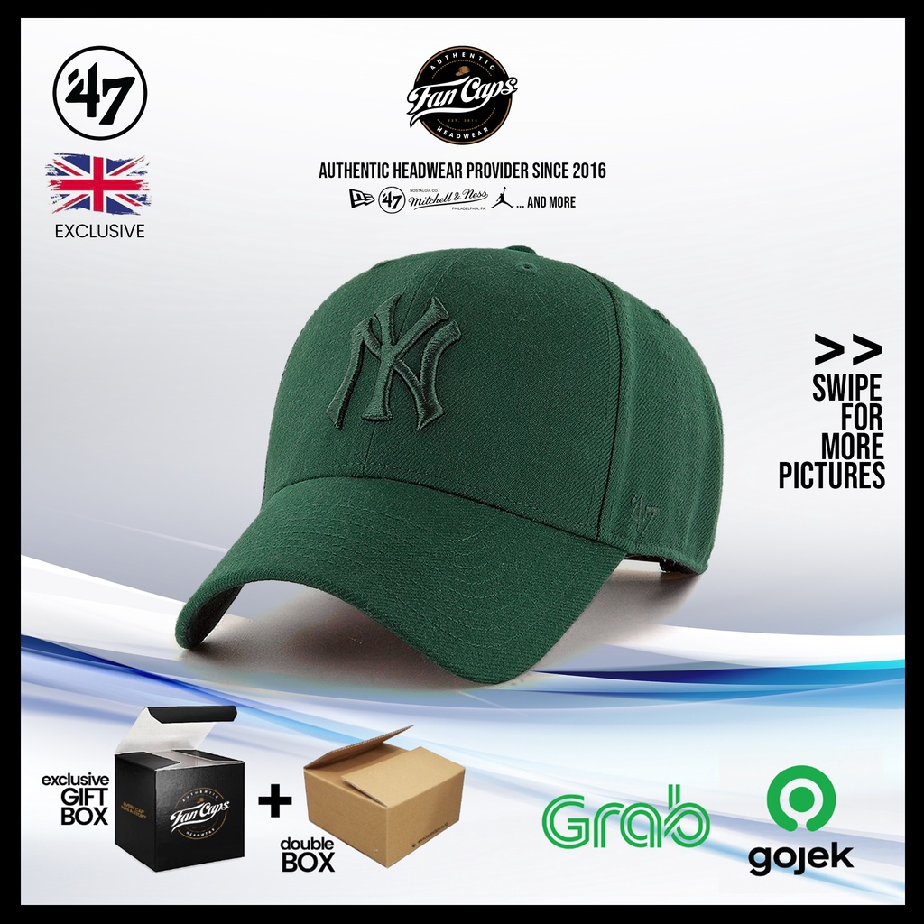 [ORIGINAL] New York Yankees Dark Green MVP Cap | Topi 47