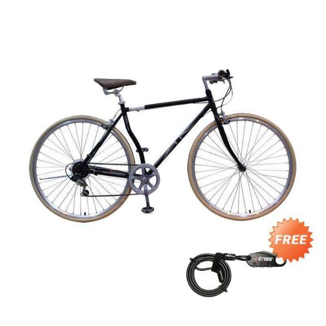 Sepeda London Taxi Roadbike 700 C 6 Speed [Free Ongkir Jadetabek] + Free Crops Lock Q4