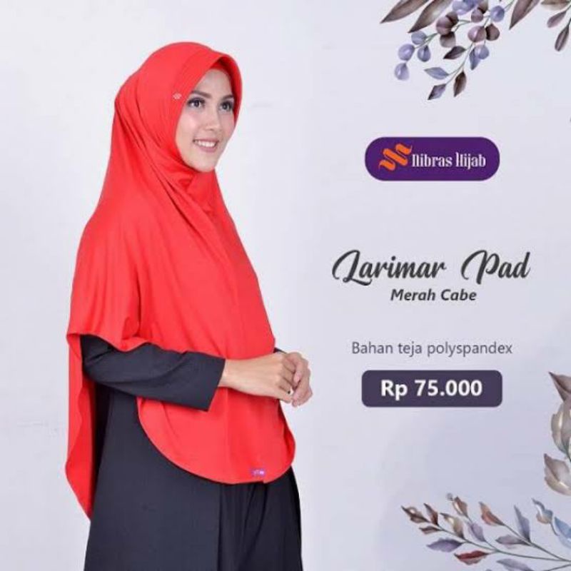 Larimar Pad Hijab Instan Nibras
