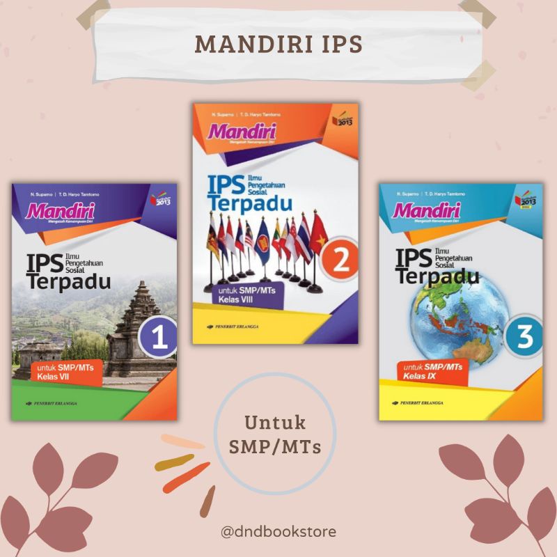 Mandiri IPS SMP/MTs  Kelas 7 8 9