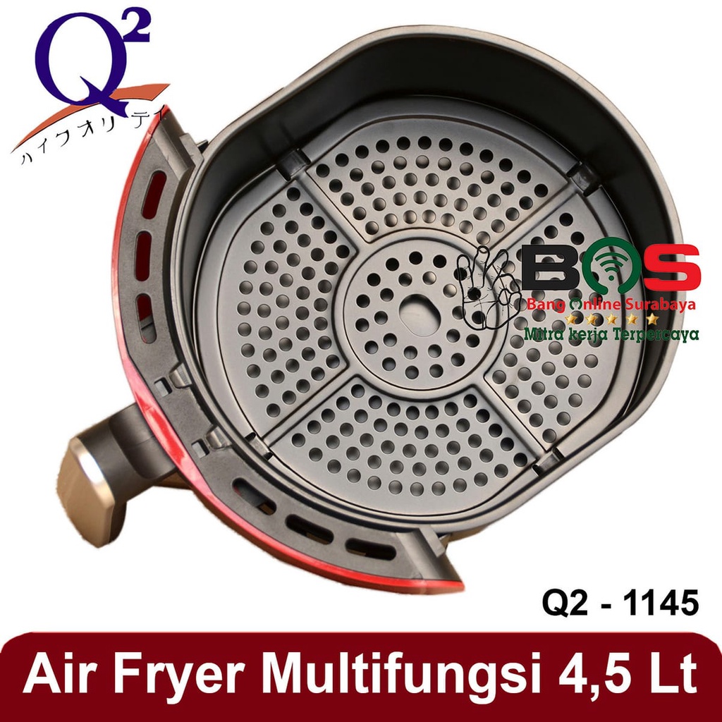 Air Fryer Q2-1145 Air Fryer 4,5 L Mesin Penggorengan Tanpa Minyak Air Fryer