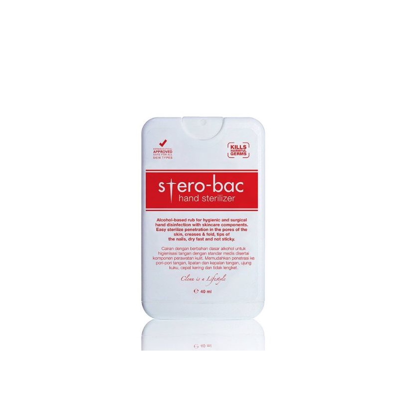 stero bac hand sterilizer 40ml