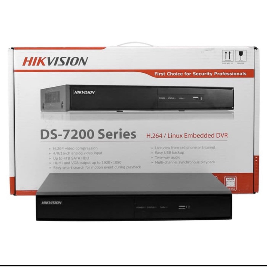DVR Hikvision 16CH DS-7216HGHI-K1 up to 2mp