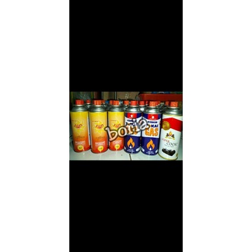 Kaleng Gas Butabe Portable Kosong Untuk Isi Ulang Refill Kondisi Bagus Mulus Berbagai Merk Tokai Sun