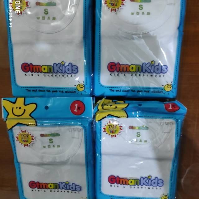 OBLONG ANAK GT MAN KID GTMK 03 / OBLONG  GT KID ANAK UNISEX OBLONG GTMAN PUTIH ANAK PASTI ORI PASTI READY