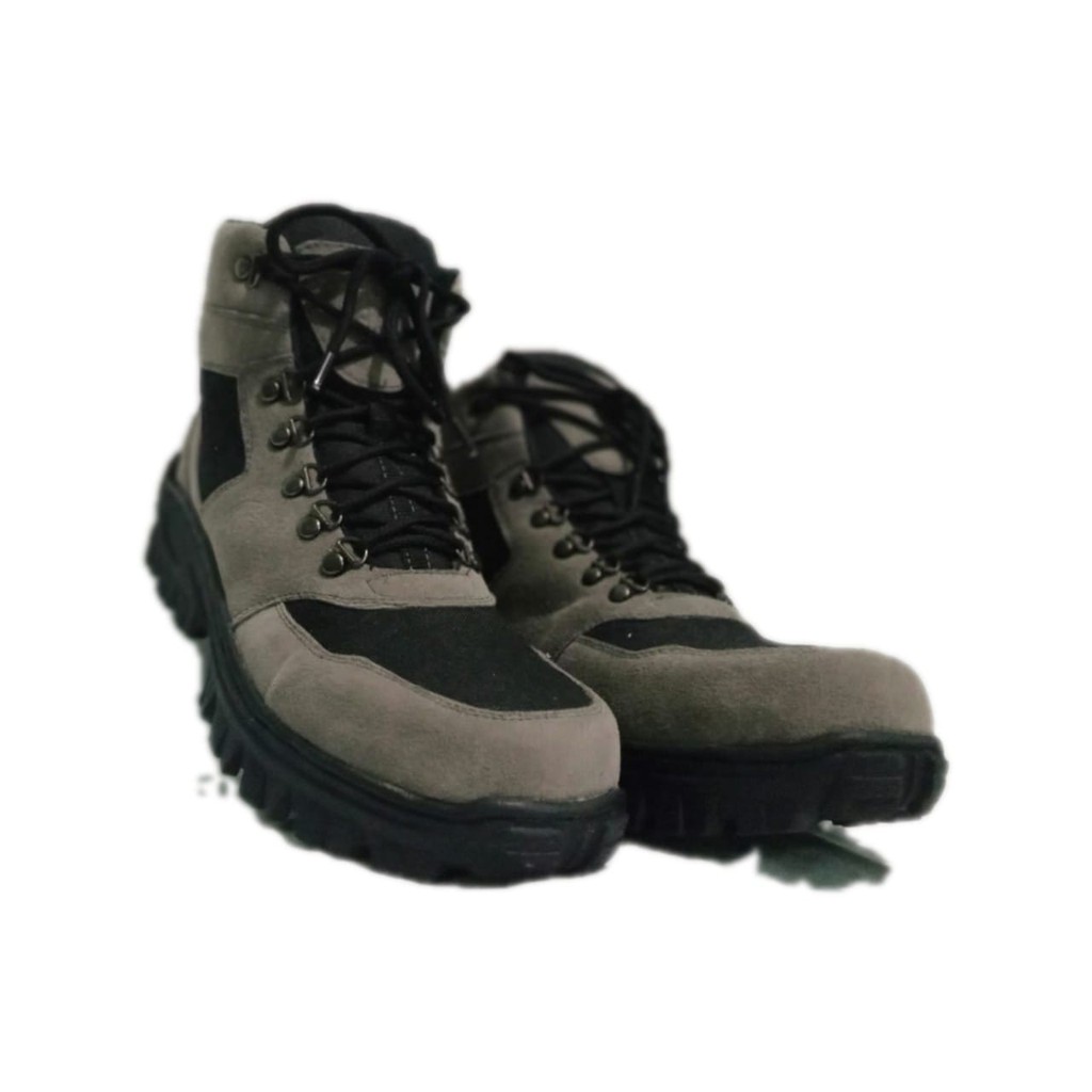 Sepatu Gunung Peria Wanita Outdoor Kerja Lapangan Safety Boots Ujung Besi 7inc