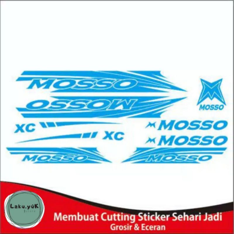 Sticker Cutting sepeda Mosso