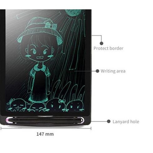 

♖ PAPAN TULIS HAPUS WRITING BOARD TABLET DIGITAL LCD LAYAR 8.5 inch ➨