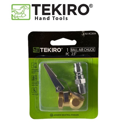 Tekiro Alat Isi Angin Ban Mobil Motor Model Keong Air Chuck 2,5&quot; 2.5 Inch Tipe Keong  Ball Air Chuck 2.5 inch