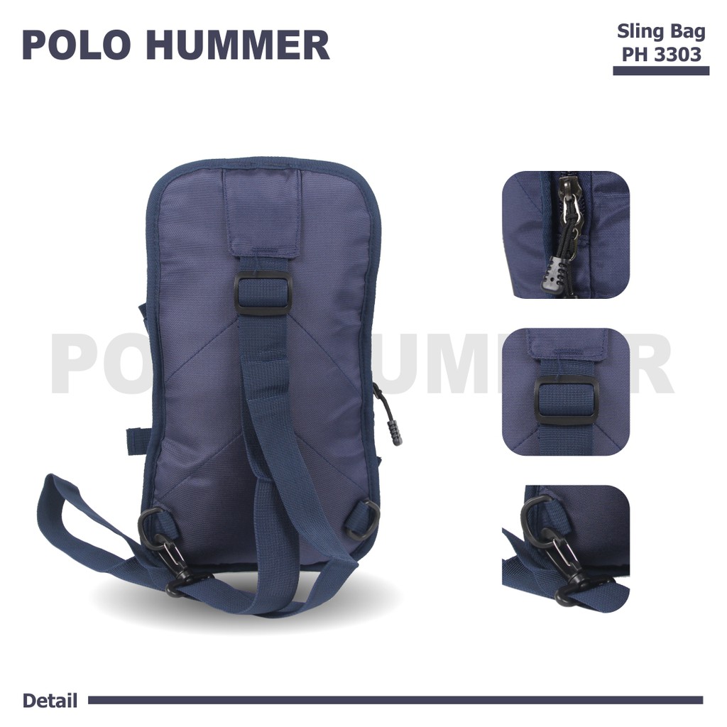 Tas Outdoor Pria Wanita - Sling Bag Tas Selempang Slempang Polo Hummer