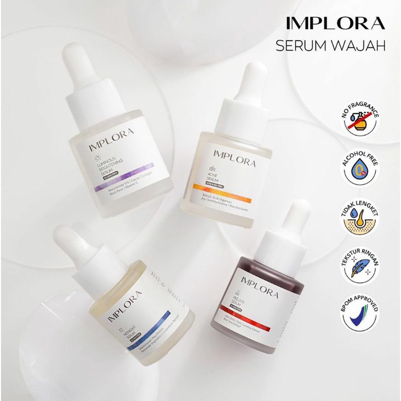 SERUM IMPLORA I IMPLORA FACE SERUM | 20 ML | BPOM