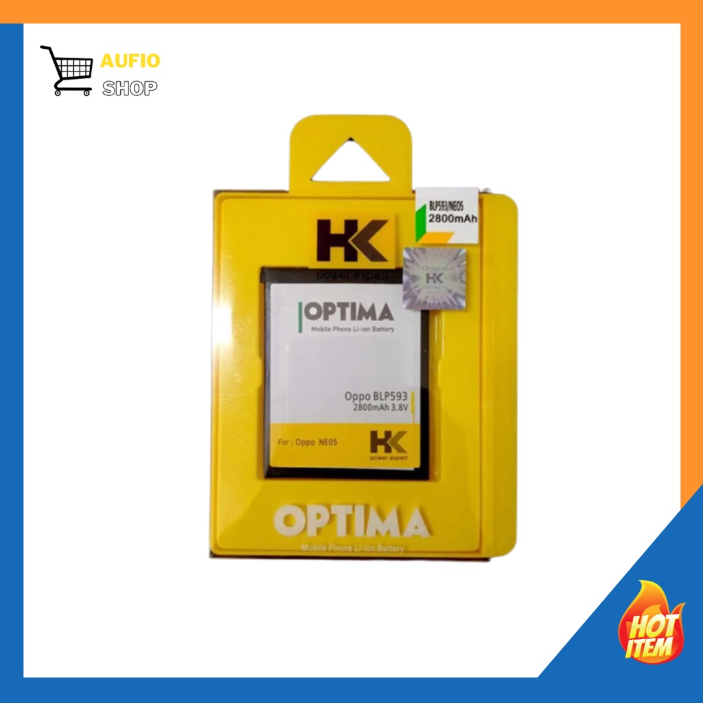 Baterai HK Optima OPPO BLP-593 / NEO 5 Double Power