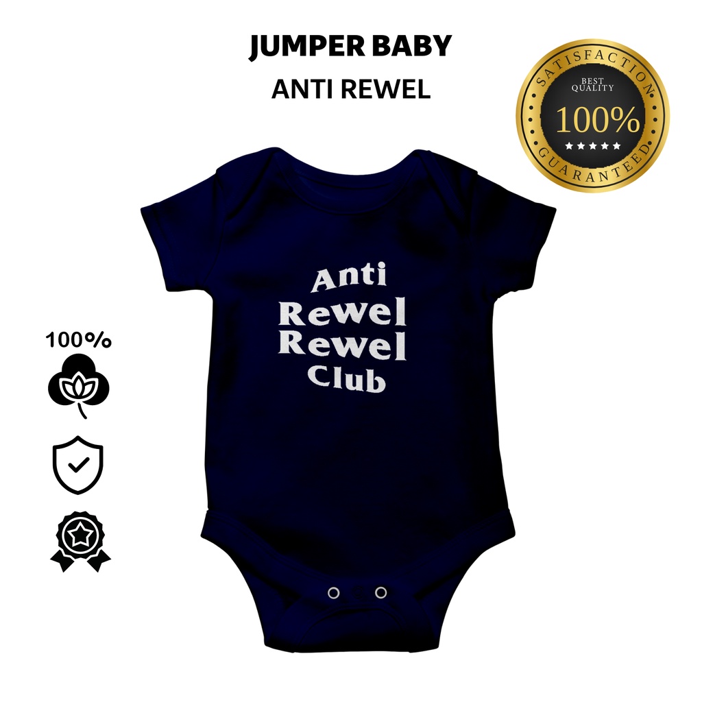 Jumper bayi anti rewel-rewel club (Navy)
