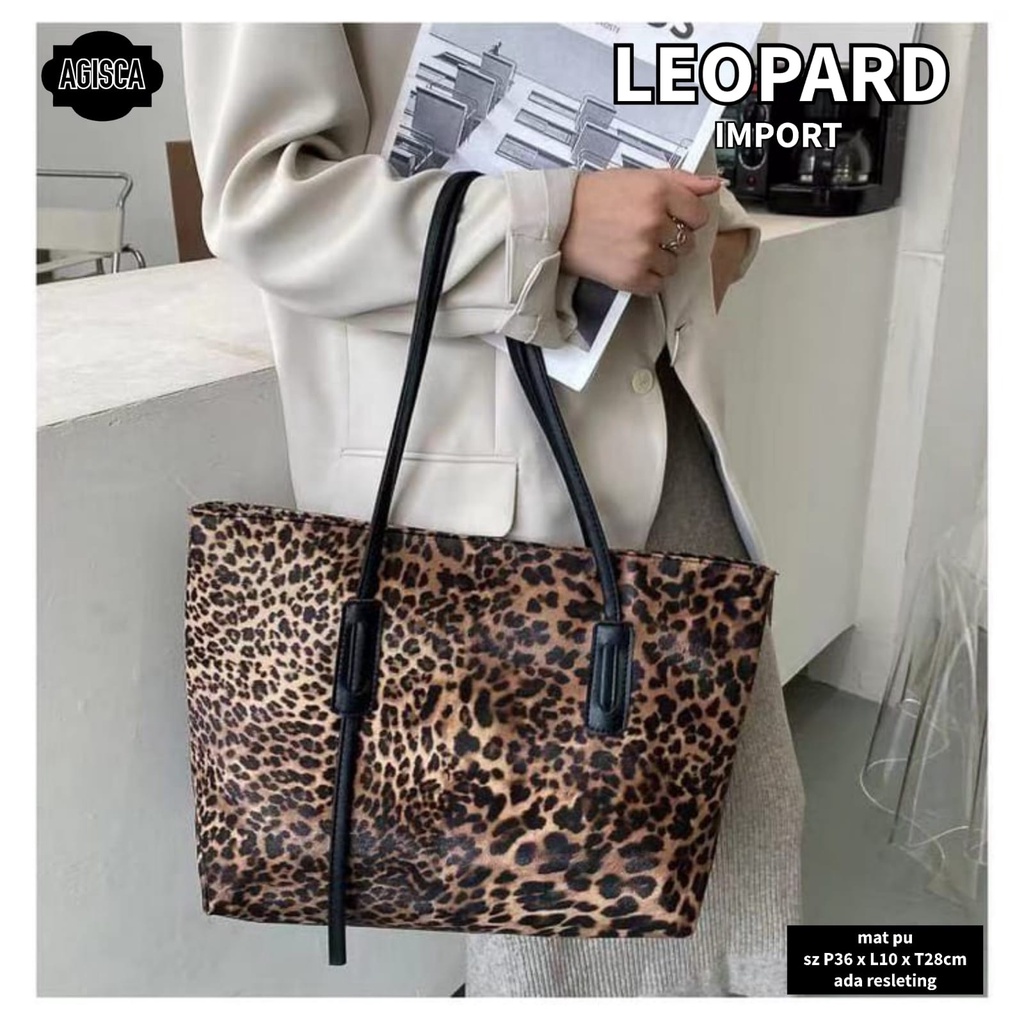 TAS LEOPARD IMPORT BY AGISCA-TAS WANITA-LEOPARD