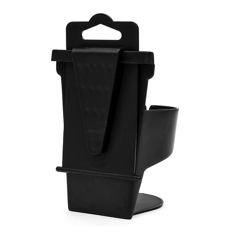 Bracket Stand Holder Botol Minum Multifungsi Adjustable Warna Hitam Untuk Kaca Belakang Kursi Mobil