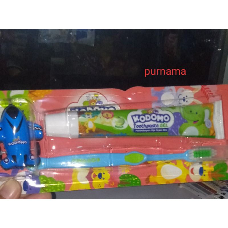 kodomo sikat gigi anak +pasta gigi soft reguler, Extra hadiah