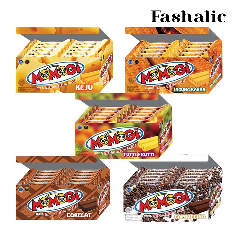 

MOMOGI STICK 1 BOX ISI 20 PCS - SNACK CEMILAN EKSTRUDAT ANEKA RASA