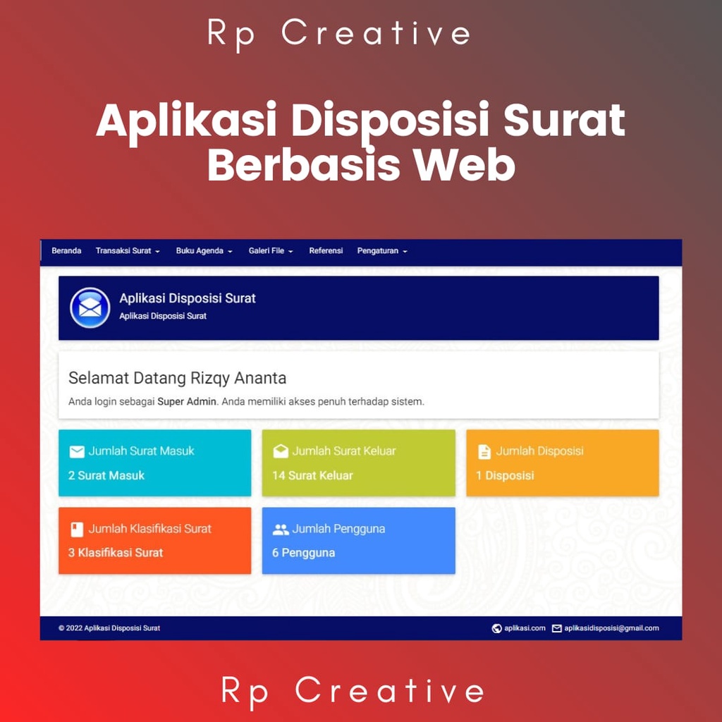 Aplikasi Disposisi Surat Berbasis Web Menggunakan PHP dan MySQLi