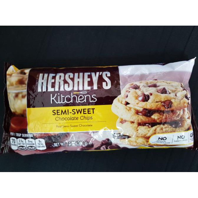 

BEST SELLER Hershey Semi-Sweet Chocolate Chips 340 Gram