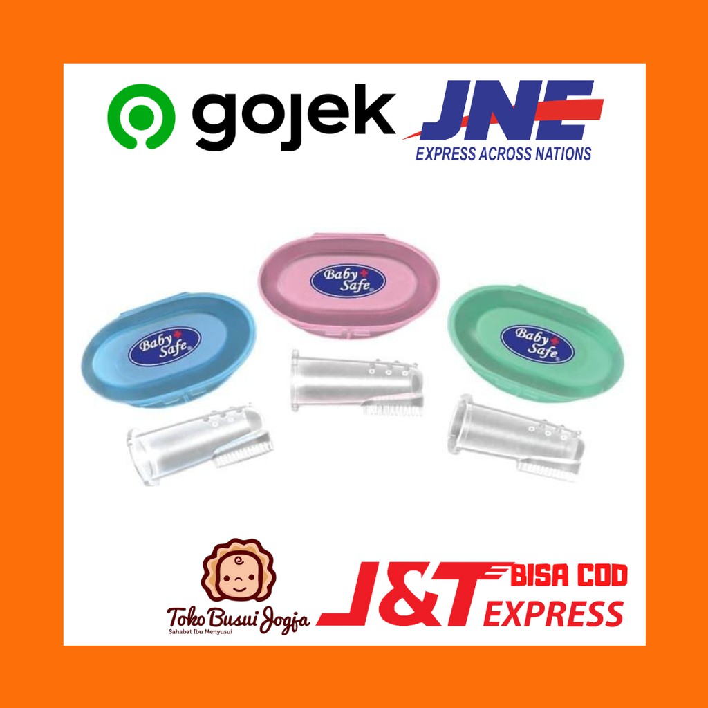 Sikat Jari Silicone  / Sikat Gusi / Gigi Bayi / Silikon Merk IQ Baby Safe TB001