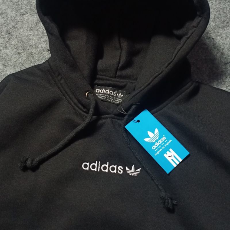 SWEATER HOODIE PRIA WANITA ADIDAS SMALL SWOOSH