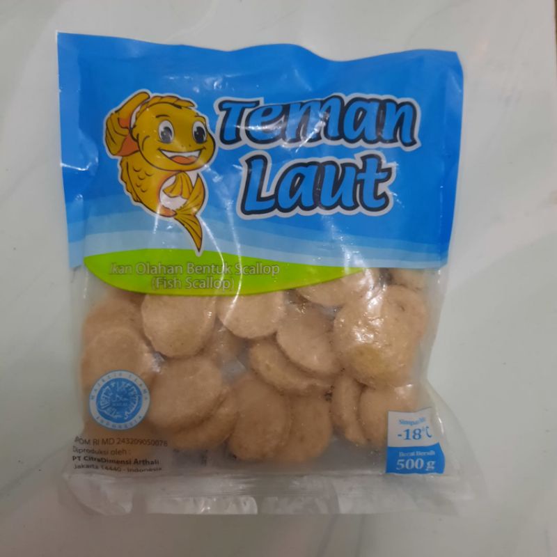 

Teman Laut Fish Scallop 500gr