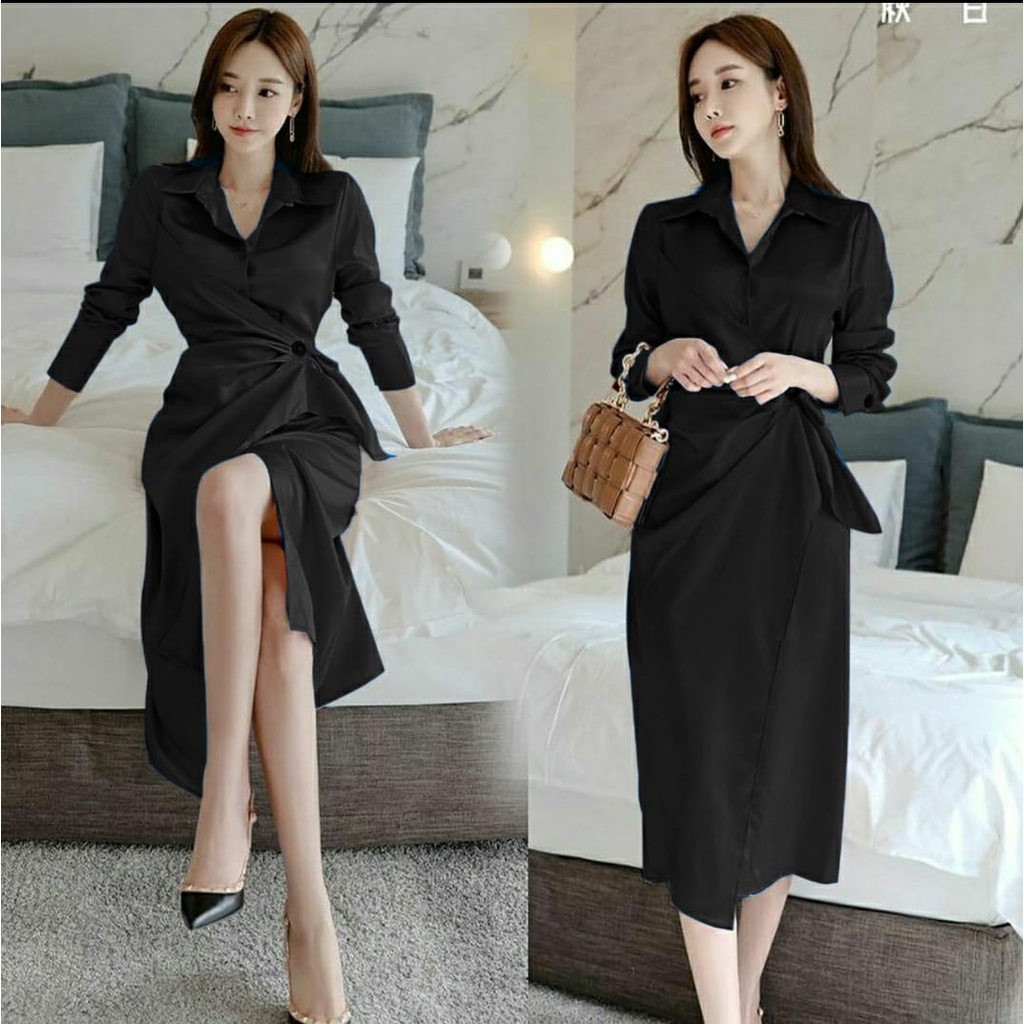 *[MCFK] Dress Molita / Dress Panjang Wanita Button / Dress Shakira  / Dress Casual Wanita Terbaru