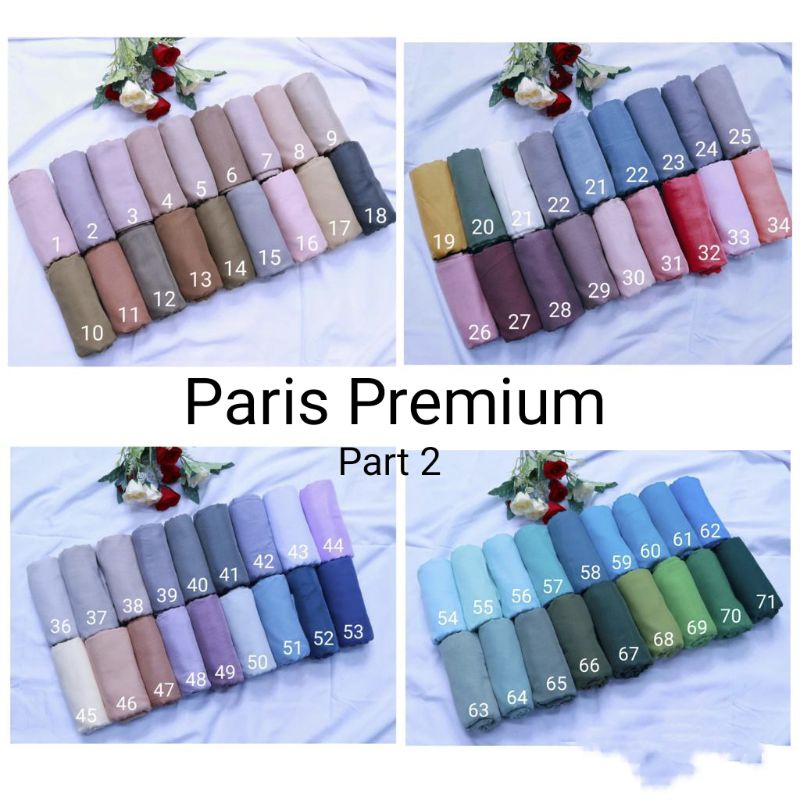 Part 2 Basic Voal Umama Dan Paris Premium Tersedia 100+ Warna