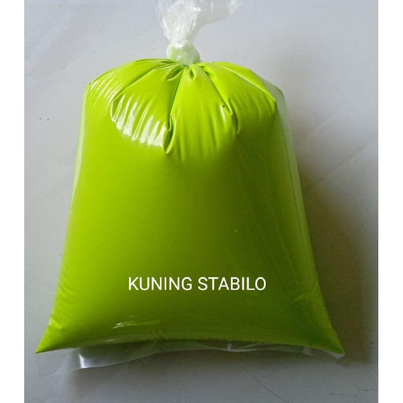 cat tembok 1 kg warna kuning stabilo// KWALITAS SUPER