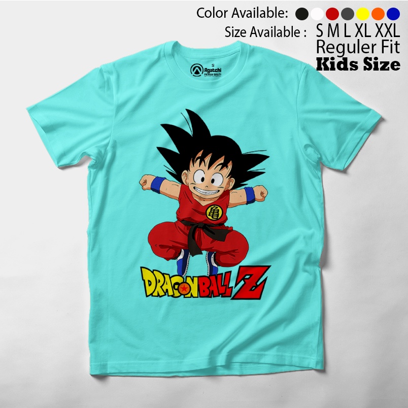 Baju Anak Kaos Atasan Anak Laki Laki Kids T Shirt Anime Dragon Ball Z Son Goku