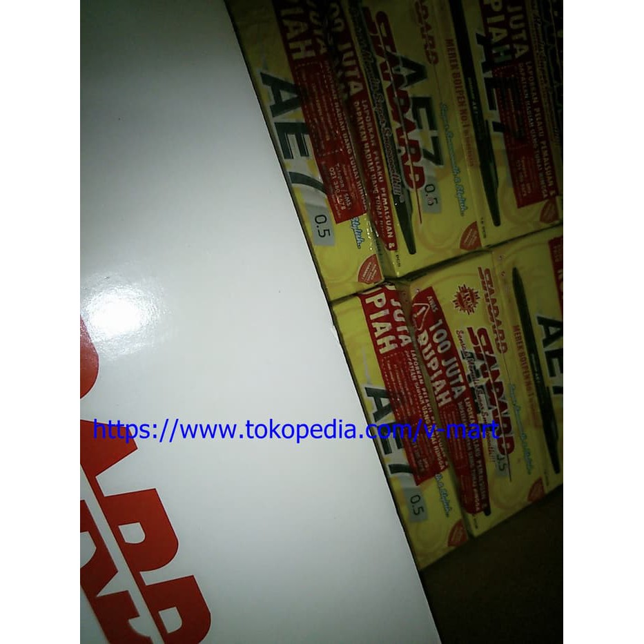 

Dijual PEN STANDARD AE7 BIRU HITAM MERAH PENA PULPEN BALLPOINT PEN terakhir