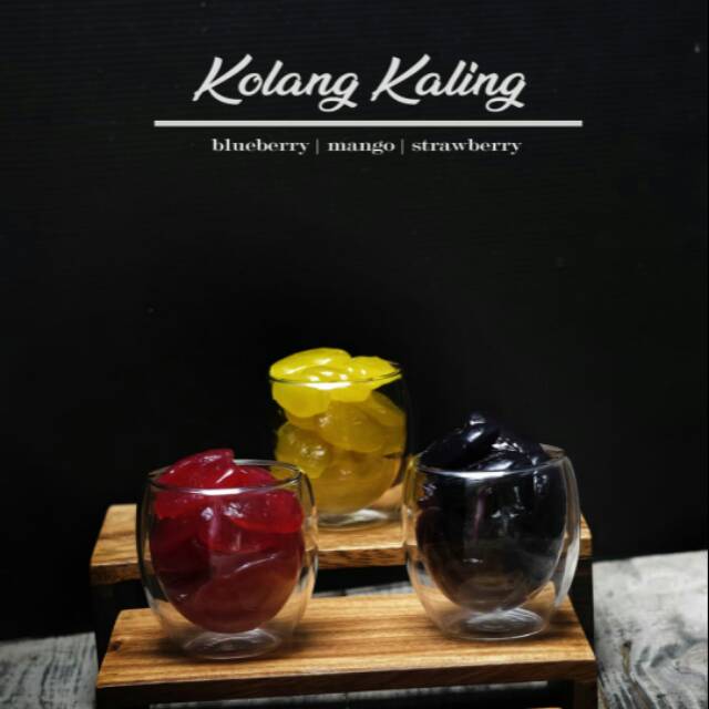 

Manisan kolang kaling - blueberry