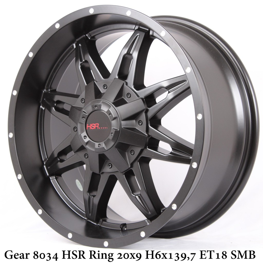  Velg  Mobil  Racing Fortuner Pajero  Ring  20  Gear Hsr Wheel 