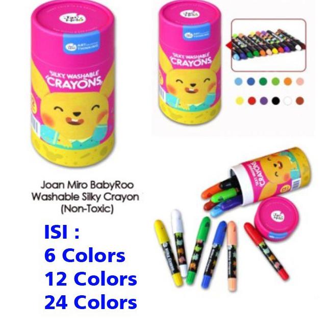 

[PROMO QDT96] Joan Miro | Baby Roo | Jar Melo Washable silky Crayon - Non Toxic Terbatas