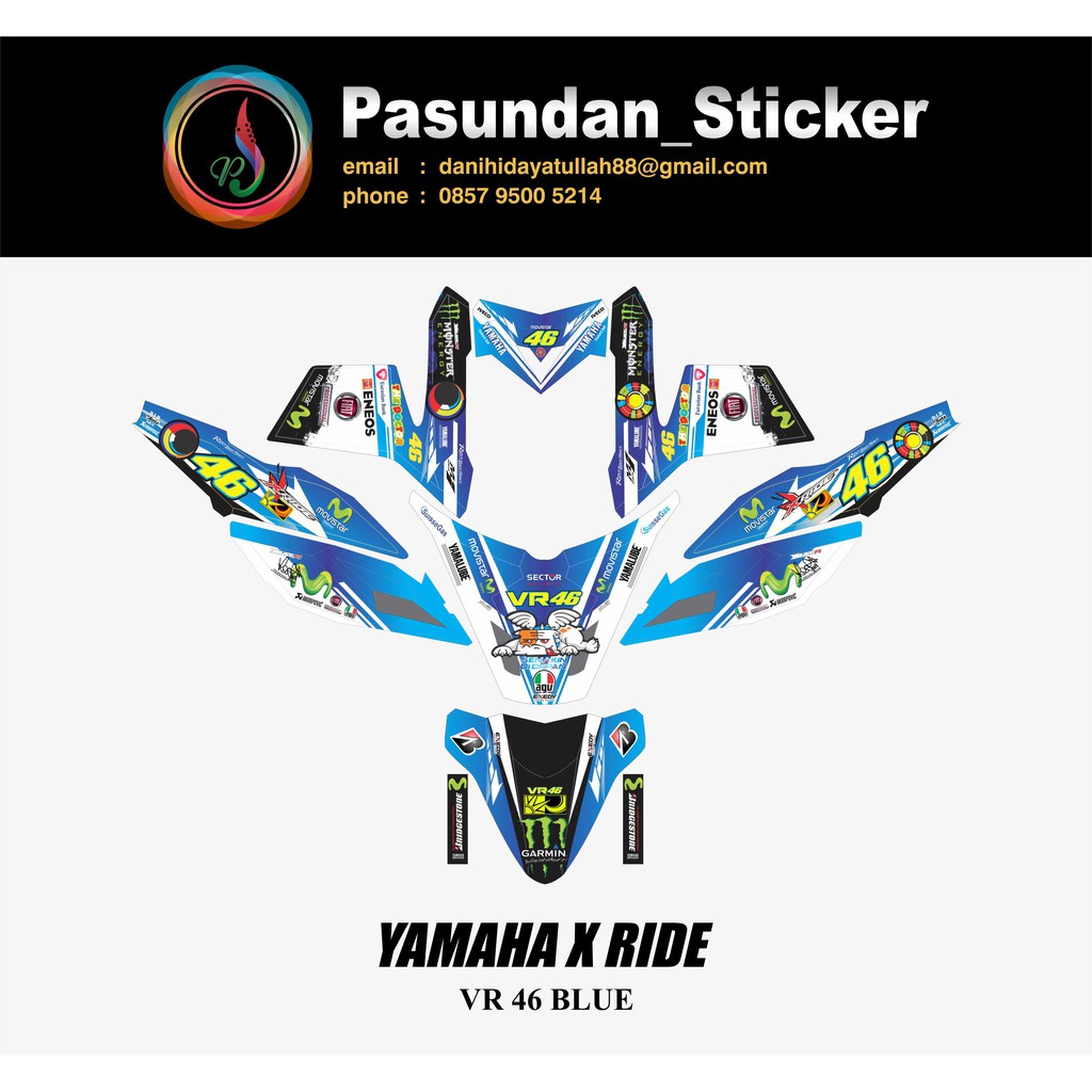 YAMAHA X RIDE VR 46 BLUE